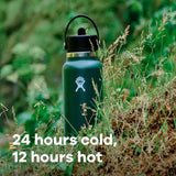Hydro Flask 32 oz (946 ml) Wide Mouth with Flex Straw Cap In Surf