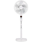 Igenix  Digital Pedestal Fan, Ultra Quiet, Timer & Remote Control, 16 Inch, White – DF1670