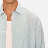Industrie The Avignon Long Sleeve Shirt Mint/Turquoise