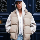 Industrie The Busan Puffer Vest in Stone