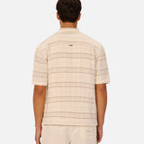 Industrie The Caparica Short-sleeve Shirt in Beige/Brown