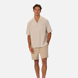 Industrie The Cornella Short-sleeve Shirt in Leaf Combo