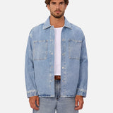 Industrie The Denim Overshirt in Blue Denim
