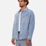 Industrie The Denim Overshirt in Blue Denim
