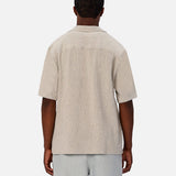 Industrie The Franklin Short Sleeve Shirt in Atlanticom Beige