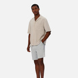Industrie The Franklin Short Sleeve Shirt in Atlanticom Beige