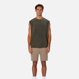 Industrie The kosta Sleeveless Tee in Fern Green