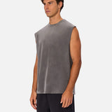 Industrie The kosta Sleeveless Tee in Gunmetal Grey