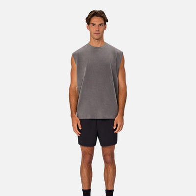 Industrie The kosta Sleeveless Tee in Gunmetal Grey