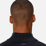 Industrie The Lakewood Zip Neck Knit Dark Navy Melan
