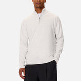 Industrie The Lakewood Zip Neck Knit in Snow Marl