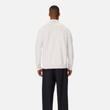 Industrie The Lakewood Zip Neck Knit in Snow Marl