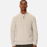Industrie The Lakewood Zip Neck Knit Odstone