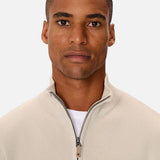 Industrie The Lakewood Zip Neck Knit Odstone