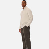 Industrie The Lakewood Zip Neck Knit Odstone
