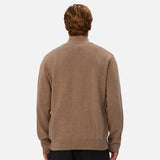 Industrie The Lakewood Zip Neck Knit Walnut