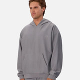 Industrie The Lugo Textured Hoodie In Cyclone