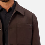 Industrie The Lusso Jacket in Dark Aubergine