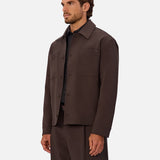 Industrie The Lusso Jacket in Dark Aubergine