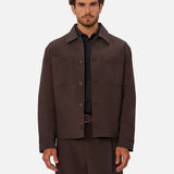 Industrie The Lusso Jacket in Dark Aubergine