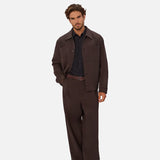 Industrie The Lusso Jacket in Dark Aubergine