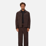 Industrie The Lusso Jacket in Dark Aubergine