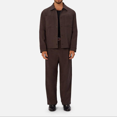 Industrie The Lusso Pant in Dark Aubergine