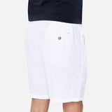 Industrie The Marina Linen Short in Ant White