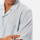 Industrie The Meridian Short Sleeve Shirt in Aquatic