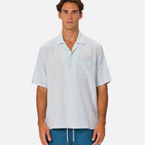 Industrie The Meridian Short Sleeve Shirt in Aquatic