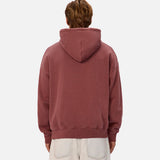 Industrie The New Del Sur Washed Hoodie in Oxblood