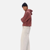 Industrie The New Del Sur Washed Hoodie in Oxblood