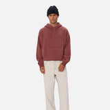 Industrie The New Del Sur Washed Hoodie in Oxblood
