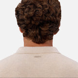 Industrie The New England Polo Knit in Ivory Marble