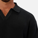 Industrie The New England Polo Knit in Pine