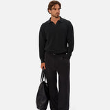 Industrie The New England Polo Knit in Pine