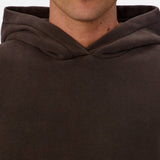 Industrie The New Plain Del Sur Fleece Hoodie In Umber