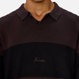 Industrie The Panelled Knit in Espresso/Black Combo