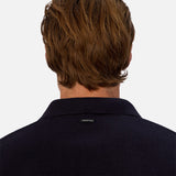 Industrie The Panelled Knit in Navy/Green Combo