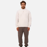 Industrie The Tech Staunton Track Top in Ivory Marble