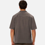 Industrie The Washed Menorca Short Sleeve Shirt Gunmetal