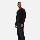 Industrie The Wynslow Polo Knit in Black