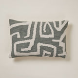 Inside Story Ada Abstract Line Cushion in Pale Green