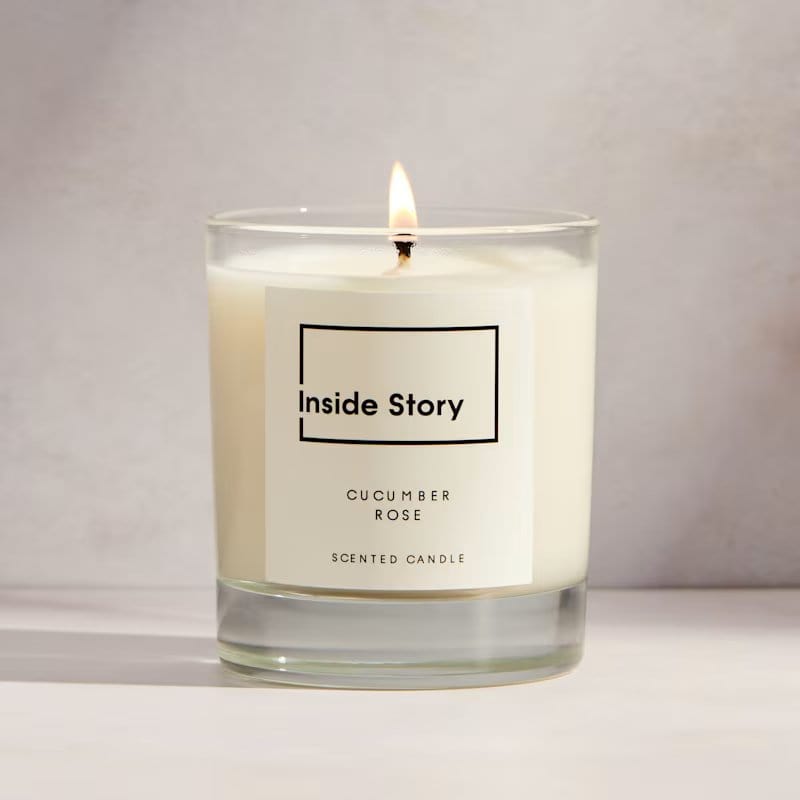 Inside Story Cucumber And Rose Signature Filled Candle