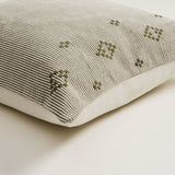 Inside Story Fine Stripe Cushion in Sage Green