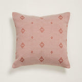 Inside Story Fine Stripe Cushion in Pink/Red