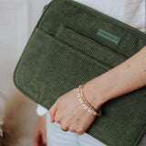 Inspired Stories Laptop Case & Pouch in Green