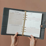 Inspired Undated Lifestyle Weekly Ring Binder Planner Set in Beige