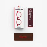 #C Reading Carmine In Red