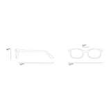 Izipizi #B Reading Glasses In Light Tortoise